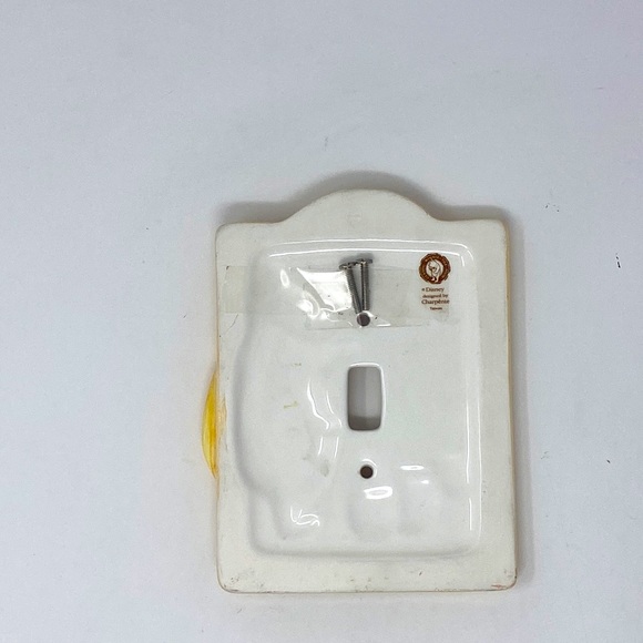 Disney Winnie the Pooh Ceramic Light Plate Cover, Vintage Light Switch - Picture 3 of 6
